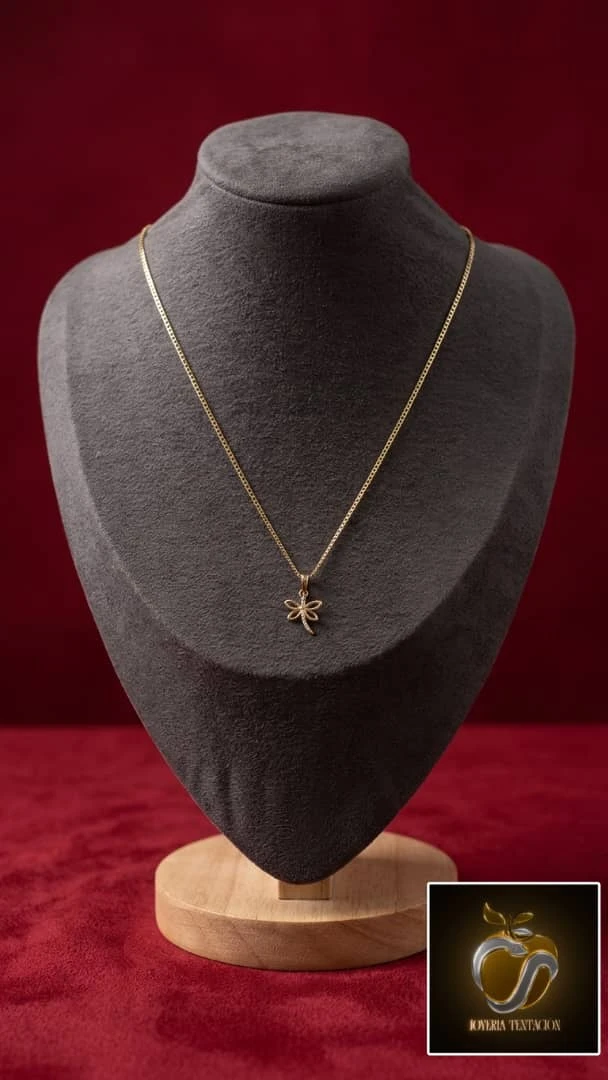 Cadena viery con dije de libélula's foto | Joyería Tentación |  BizneCubano